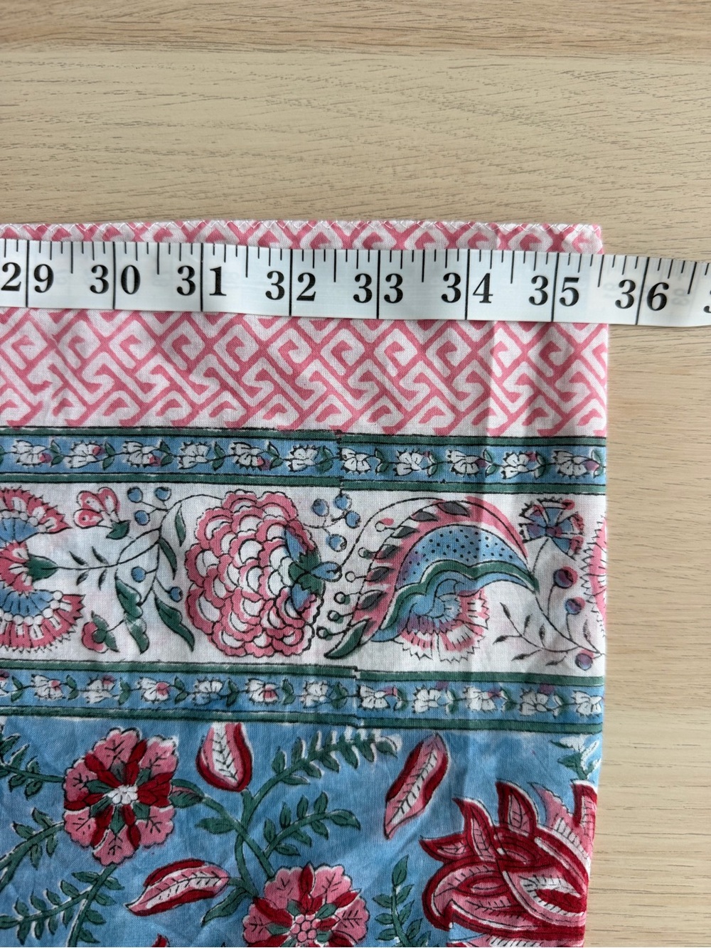 Parihan NWT Cotton Sarong Pareo Hand Block Print Beach Wrap Boho Cover Up 44x77 - Picture 5 of 5